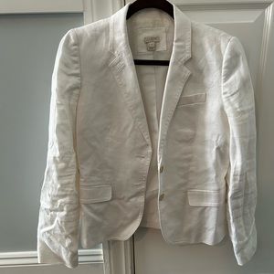 J crew white blazer